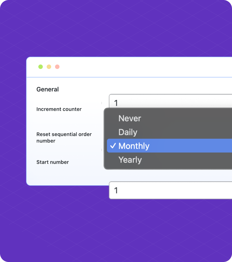 Auto-Reset Order Numbers at Regular Intervals 