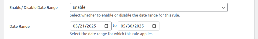 Hide Price and/or Add to Cart for Specific Date Ranges